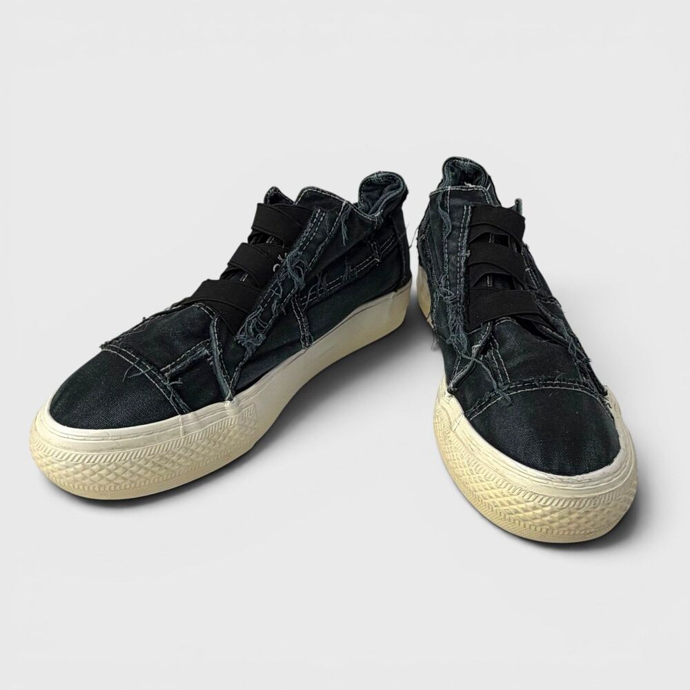 Blowfish Malibu Distressed Canvas Casual Sneakers Size 8.5
